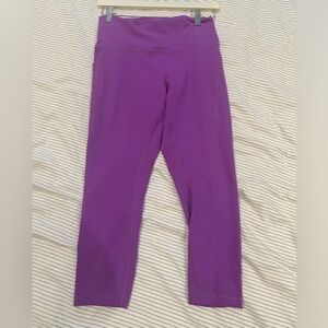 lululemon Swift speed high rise crop. Size 12.
